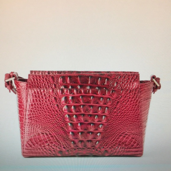 Brahmin Merlot Ombre Melbourne Hillary Crossbody BNWT - Picture 3 of 12